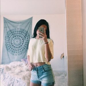 FOREVER 21✨ Yellow Crop Top